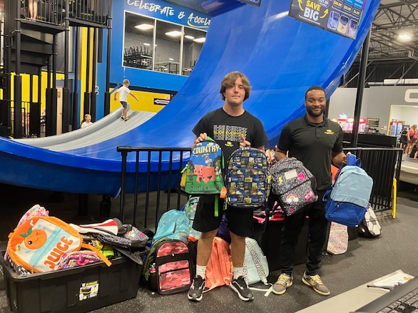 Slick City Backpack Donation 1