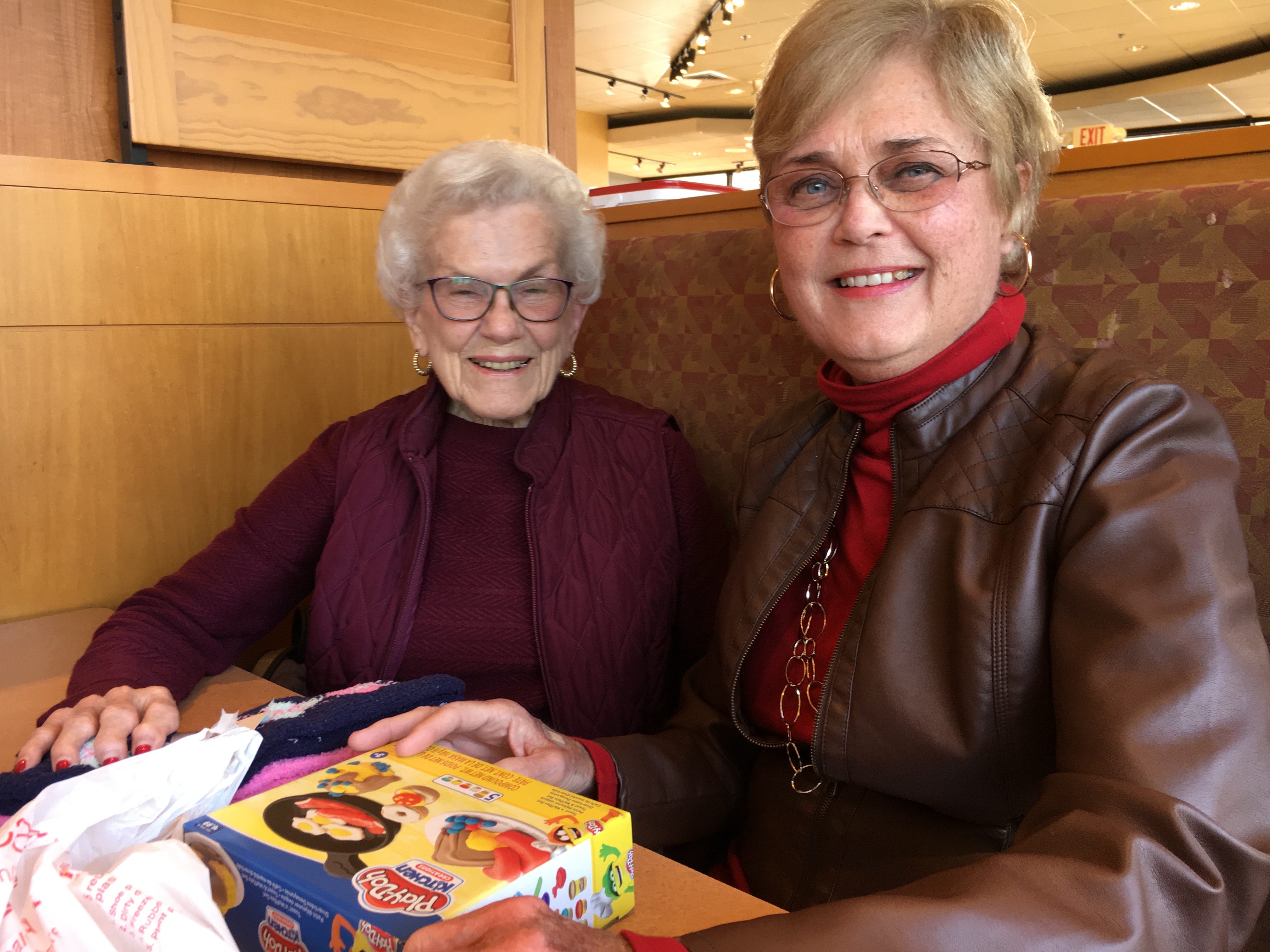 Norma Jean Pew and Mary Calcaterra